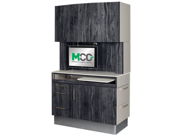Custom dental cabinet from MCC Dental's Brilliance Collection.