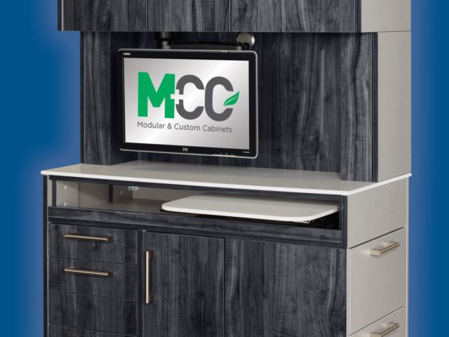 Custom dental cabinets from MCC Dental's Brilliance Collection.
