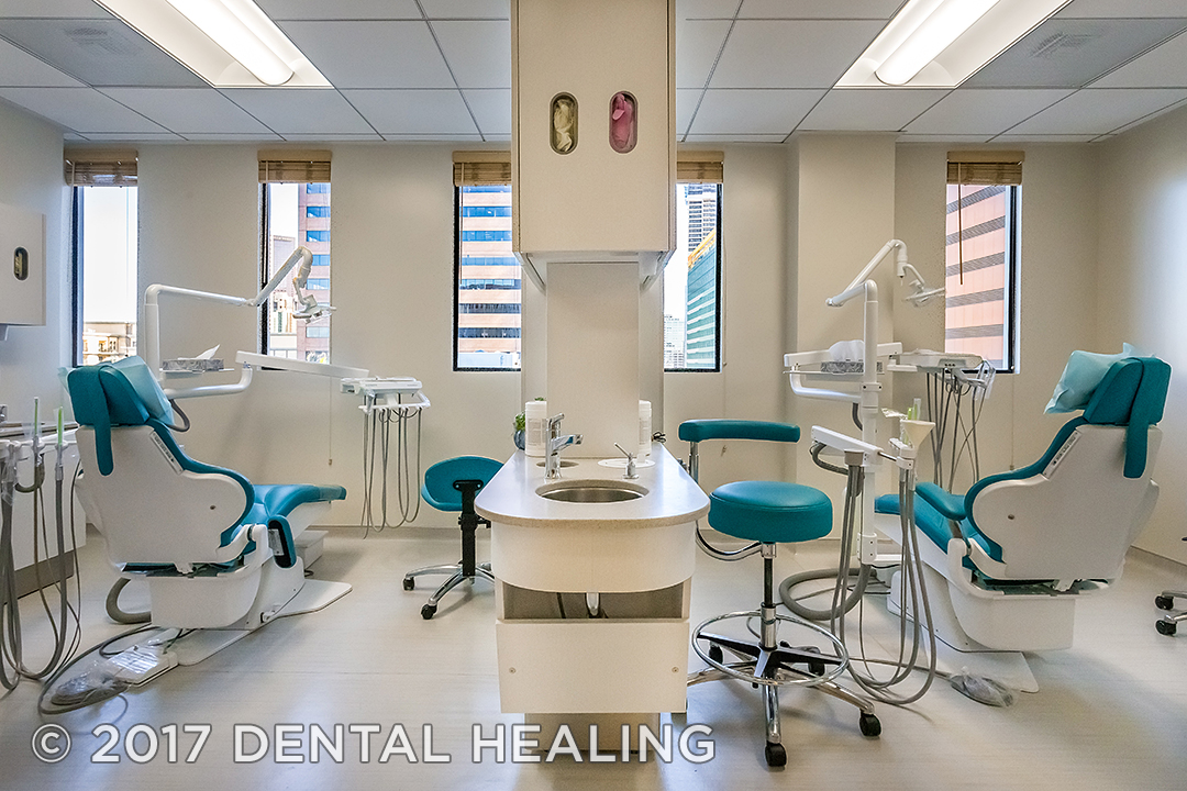 Holistic Oral Health and Wellness Treatment Rooms featuring MCC's Customized Center Island Units