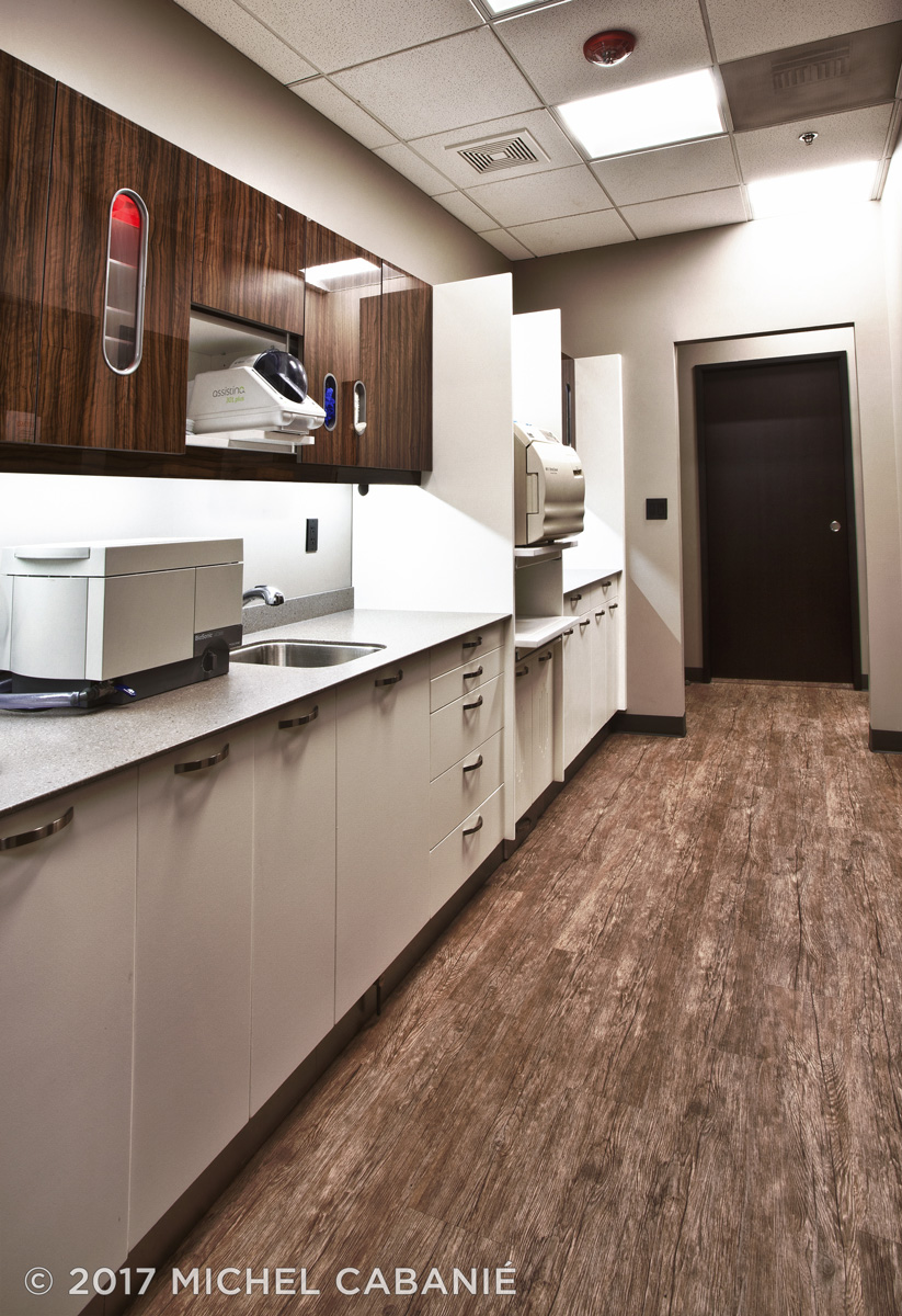 Orenco Station Clinic featuring Brilliance Finish Cabinetry
