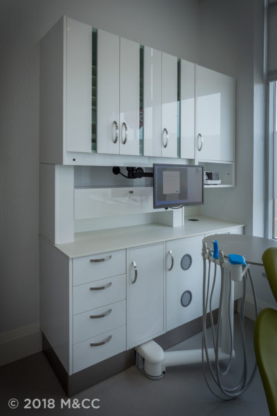 MCC Dental's custom rear dental cabinets allows you completely customize the look of your dental office.
